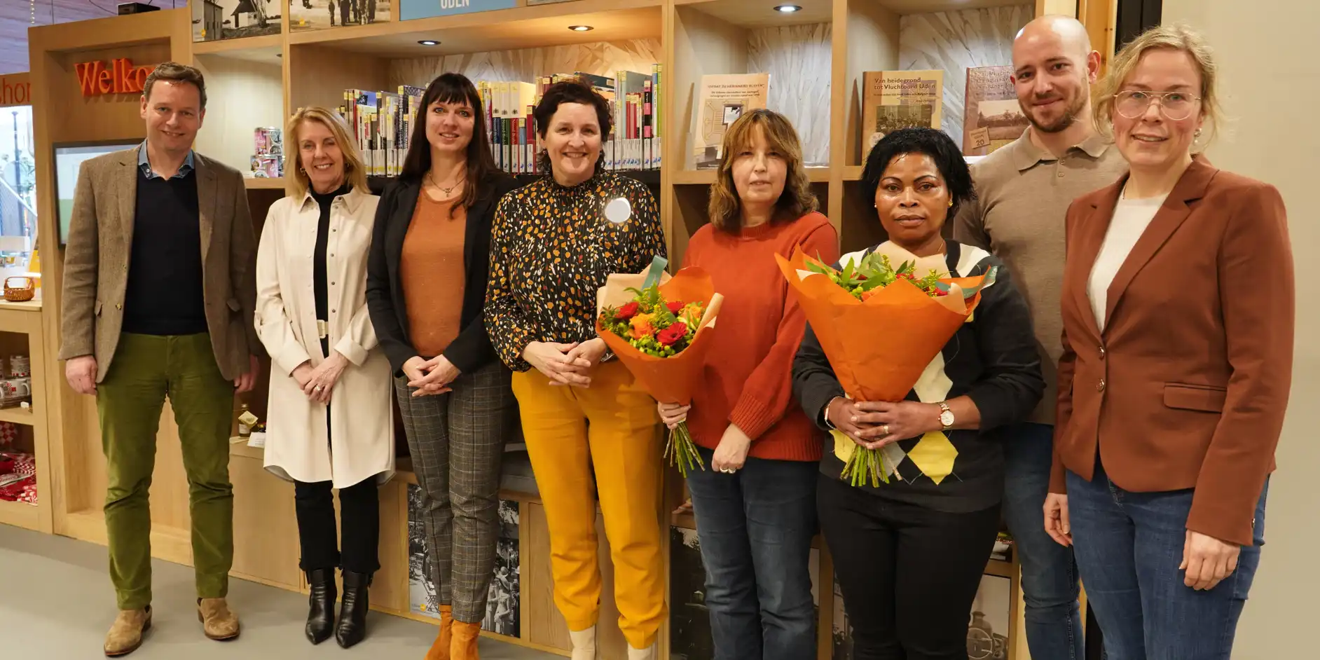 Groepsfoto Directeuren Bibliotheek en IBN